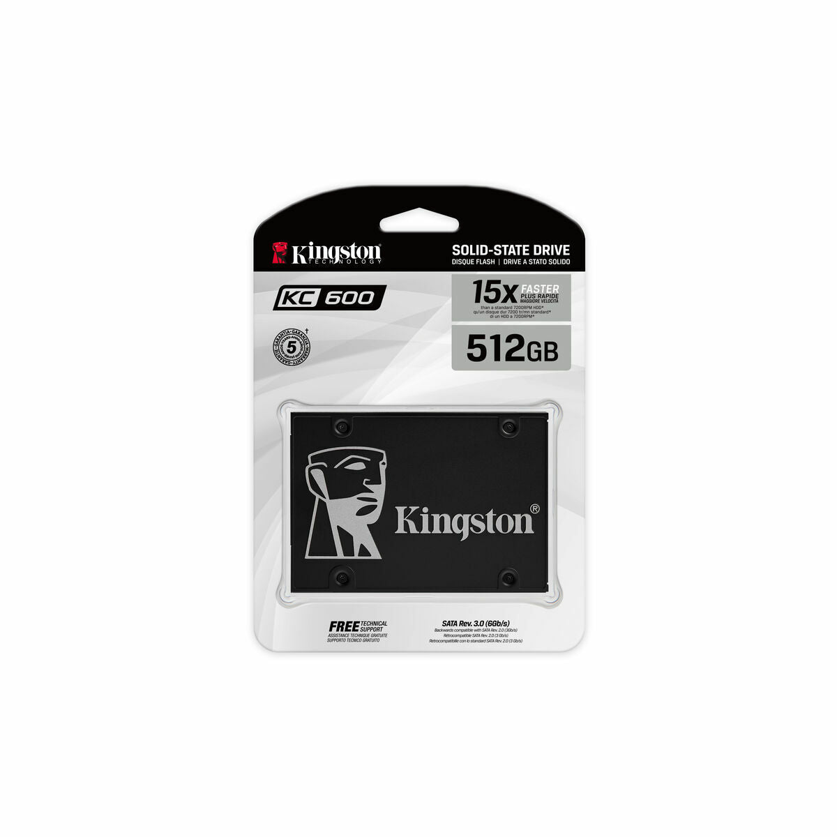 Жесткий диск Kingston SKC600/512G 512 ГБ SSD