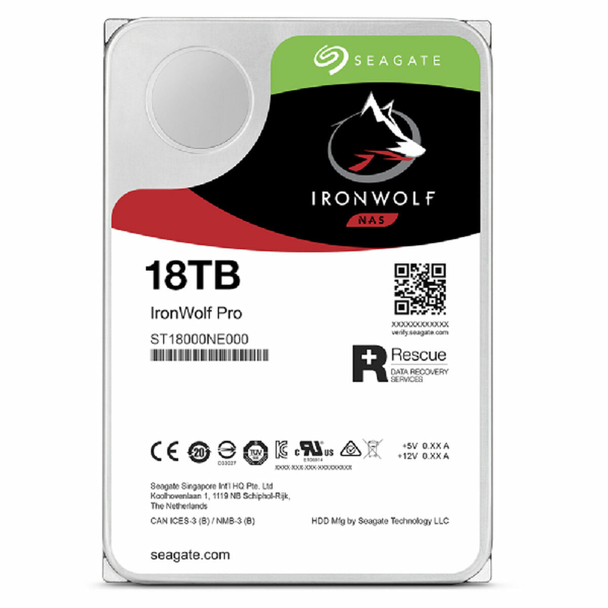 Hard drive Seagate Ironwolf Pro ST18000NT001 3.5 "18 TB