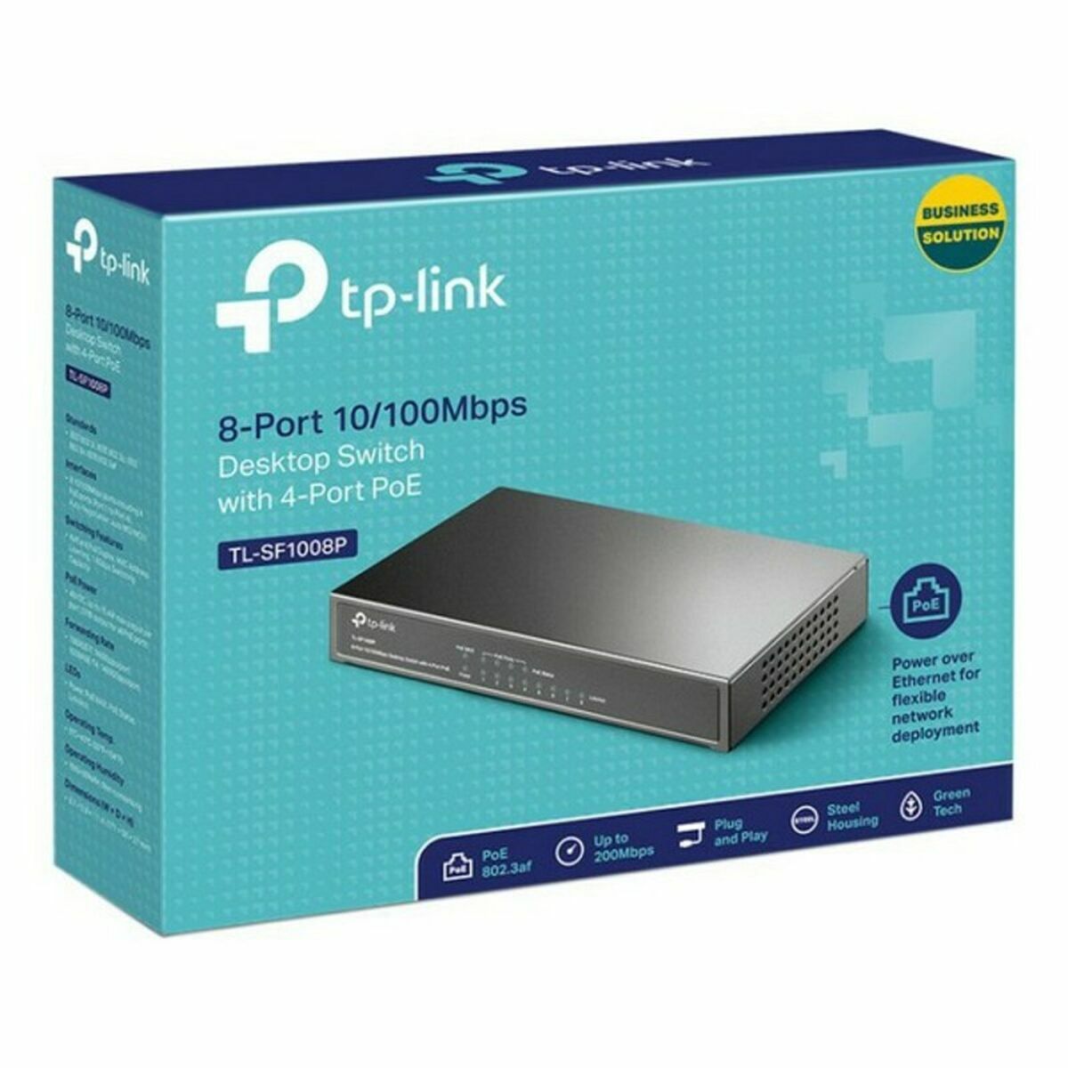 Lumipat para sa TP-Link TL-SF1008P RJ45 POE 1.6 Gbps switch