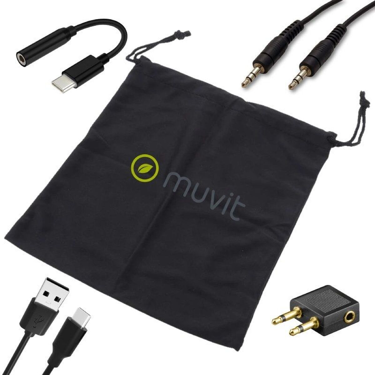 Bluetooth 헤드폰 Muvit MCHPH0012 화이트