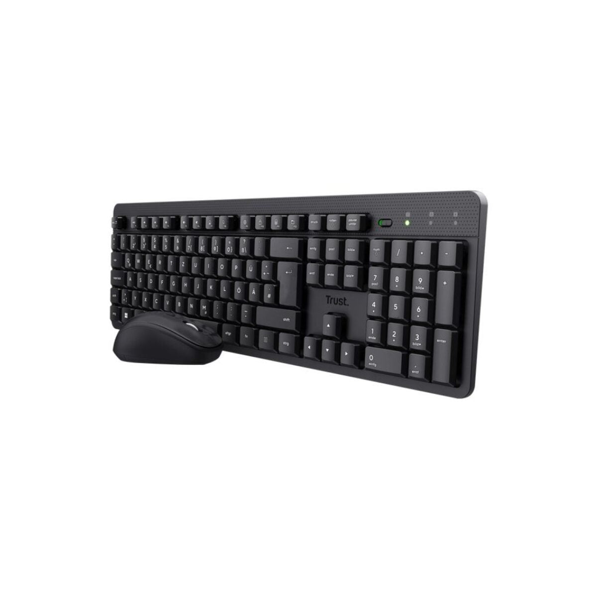 Keyboard with mouse Trust TKM-360 Black Qwerty Spanish