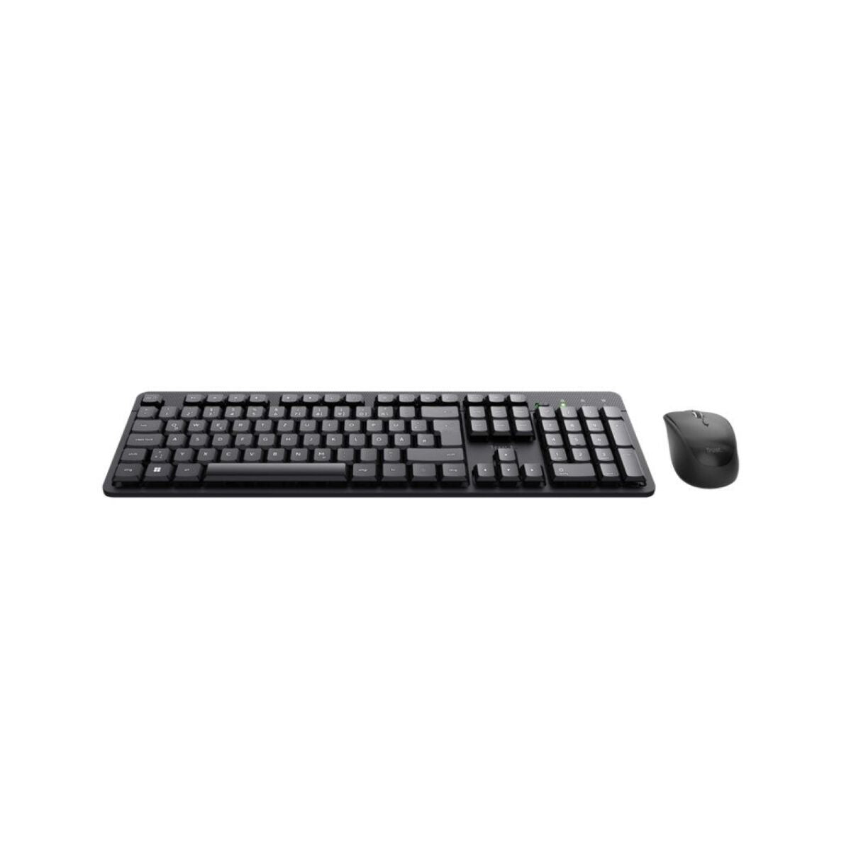 Keyboard with mouse Trust TKM-360 Black Qwerty Spanish