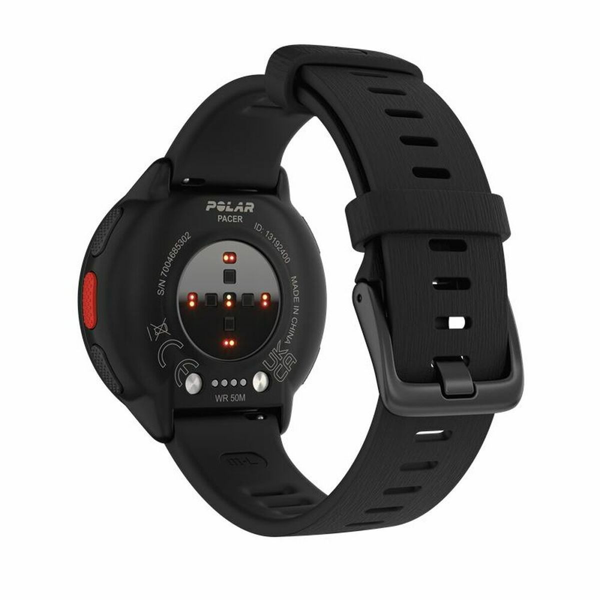 Pedometre Polar Siyah ile Akıllı Saat 1.2 "Ø 45 mm