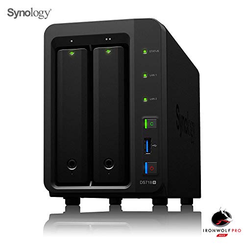 Synology DS718+ 6 GB NAS 8 TB (2 x 4 TB) IronWolf Pro - EDV-Guru (Guru e.U.)