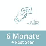 Company address + post scan 6 months | 85 € per month