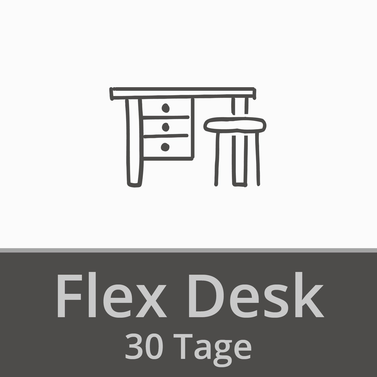 Flex desk 30 days | Redeemable for 6 months