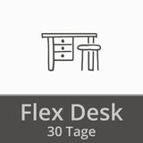 Flex desk 30 days | Redeemable for 6 months